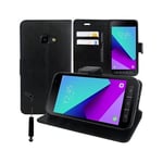 DLH CASE FOLIO BLACK BY CARDS GALAXY XCOVER 4