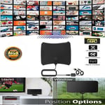 2000Miles Indoor TV antenna Ariel Digital 4K HD TV High Gain Portable Aerial