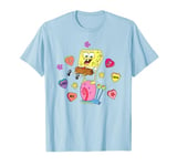 SpongeBob SquarePants And Gary BFF Valentine's Candy Hearts T-Shirt