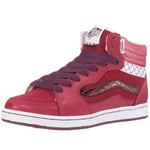 Vans Forty-Four Hi VINH286 Baskets pour Femme, Rouge Denim, Rouge et Blanc, 42 EU