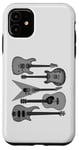 iPhone 11 Guitar Collection, Electric Guitar Acoustic Bass Guitarist Case