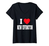 Femme J'adore New Effington T-Shirt avec Col en V