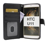 New Standcase Wallet HTC U11 (Svart)