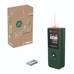 Bosch Télémètre laser EasyDistance 20 (mesure facile et précise jusqu'à 20 m, format de poche, commande à un bouton, dans une boîte en carton e-commerce)