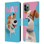 THE SECRET LIFE OF PETS 2 II FOR PET'S SAKE LEATHER BOOK CASE FOR APPLE iPHONE