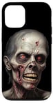 Coque pour iPhone 12/12 Pro Zombie horreur costume Halloween sanglant effrayant