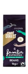 Cafédirect Familia Espresso Italian Style Coffee Beans 1kg - Dark Roasted Blend of Fairtrade Arabica and Robusta Whole Coffee Beans - Ideal for Espresso Machines