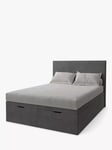 Koti Home Dee Upholstered Ottoman Storage Bed, Double