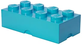 Room Copenhagen 40041743 Lego Brique Rangement Empilable Bleu Azur 8 Plots 50 x 25 x 18 cm