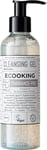 Ecooking Fragrance-Free Face Cleansing Gel with Organic Sunflower Oil, Vitamin E & Cucumber Extract 200ml | Normal, Oily & Sensitive Skin Cleanser | Blemish Control & Makeup Remover