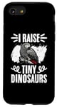 Coque pour iPhone SE (2020) / 7 / 8 I Raise Tiny Dinosaurs Perroquet gris africain ornithologie drôle