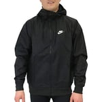 Nike M Nsw He Wr Jkt Hd Sport Jacket - Black/(Sail), 3XL-T