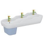 Lavabo pour enfant VITRA Sento Kids 125 cm 3 hauteurs avec trop-plein