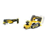 DeWalt 18V Li-Ion Cordless Brushless Oscillating Multi-Tool + Li-ion Brushless Cordless Planer, Yellow