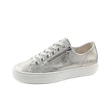 Paul Green Womens Met. Sneakers, Silver Silber Metallic 103, 7 UK