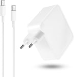 Chargeur 100W USB C Ordinateur Portable Compatible avec Mac Book Pro 16, 15, 14, 13 Pouces, Mac Book Air 13 Pouces, iPad Pro 2021/2020/2019/2018, avec 2M USB C Câble Adaptateur Alimentation.[G954]