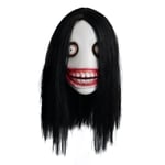 Jeff the Killer Mask Huvudbonader Skrämmande cosplay för Halloween-fest