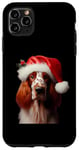 iPhone 11 Pro Max English Setter With Santa Hat Christmas Dog Owner Lover Mom Case