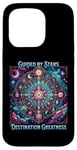 iPhone 15 Pro Motivational Astrology Design - Guided by Stars Case