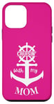 Coque pour iPhone 12 mini Cruisin' With My Mom Ship Ocean Ports Sun Aging Fun Novelty