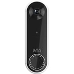 Arlo Essential Smart Wireless Video Doorbell with Siren White