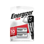 Energizer Batteri Lithium Photo 123 FSB2 CR123, 3V