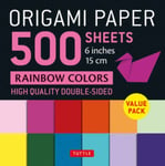 Origami Paper 500 sheets Rainbow Colors 6&quot; (15 cm)  Tuttle Origami Paper: DoubleSided Origami Shee