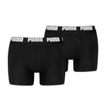 Puma 2P Men Everyday Basic Boxer Svart bomull Large Herre