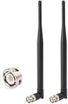 Antenne UHF Mâle BNC 400MHz-960MHz Récepteur Microphone sans Fil (Paquet de 2) Compatible avec Récepteur de Micro Audio Numérique à Distance Dispositif Tuner Amplificateur Radio-Amateur.[Y172]