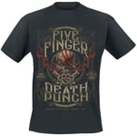 Five Finger Death Punch 100 Proof T-shirt T-Shirt black