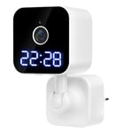 Indoor Security Camera Plug In LED Time Display 2MP 1080P 2 Way Talk AI Moti