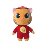 28cm Tyst Version Talking Tom And Friends Med Hatt Plyschleksaker Talking Tom Angela Ginger Dockor Med Utbytbara Kläder Ginger With Hat