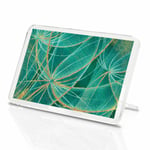 Awesome Abstract Green Flowers Classic Fridge Magnet - Artist Fun Gift #2013