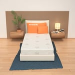 miasuite i sogni italiani Matelas déhoussable 90x190 Épaisseur 22 cm - mémoire de forme, multi-ondes | Lupin