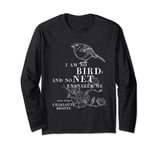 Jane Eyre Charlotte Bronte Quote - "I am no bird" Long Sleeve T-Shirt