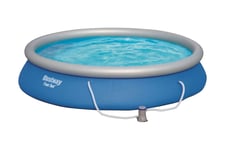 Bestway Trädgårdspool Fast Set 457x84 cm 57313 - Pool ovan mark Plast