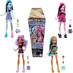 Monster High Buried Secrets Dolls and Accessories, Cozy Creepover Theme with Mystery Doll and 5 Unboxing Surprises (Characters May Vary), HYV64