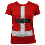 Santas Suit Cover Up Girly T-Shirt, T-Shirt