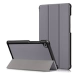 Lenovo Tab M7 tri-fold durable leather flip case - Grey