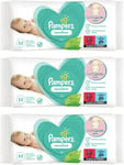 156-624 X Baby Wet Wipes PAMPER'S Sensitive Soft Gentle Fresh Babies No Fragranc