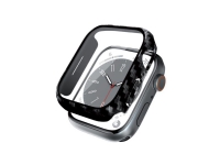 Crong CRG-44HS-CRB, Ask, Smartwatch, Kol, Apple, Apple Watch Series 4/5/6/SE 44mm, Polykarbonat, Härdat glas