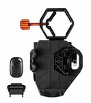 Celestron 81038 NexGo DX - Kit adaptateur universel Bluetooth pour smartphone, connecte l'appareil photo de votre smartphone à un oculaire pour saisir des images et des vidéos, noir