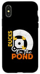 iPhone X/XS Ducks on the Pond Baseball Field Softball Saying Graphic Case