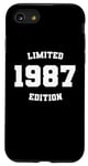 Coque pour iPhone SE (2020) / 7 / 8 Rétro Vintage Made in 1987 Limited Edition