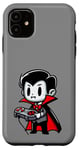 Coque pour iPhone 11 Count Dracula, joueur vidéo mignon de dessin animé vampire