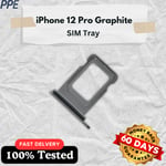 For Apple iPhone 12 Pro Replacement Sim Tray Holder Graphite Premium Quality UK