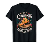 My Christmas Spirit Tortilla Chips Merry Xmas Men Women Kids T-Shirt