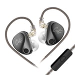 Castor in Ear Headphones HiFi Bass Sound Noise Isolating Dual-Dynamic5864