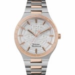 Vivienne Westwood VV249SLSR ELTHAM Two-Tone Mens Watch - Silver & Rose Gold - One Size