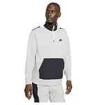 Nike CZ9948-050 M NSW CE HZ FT Top SNL ++ Sweatshirt Mens Grey Heather/Black/(Black) M